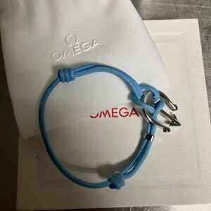 Seamaster 75th Anniversary Summer Blue Trident Cord Bracelet